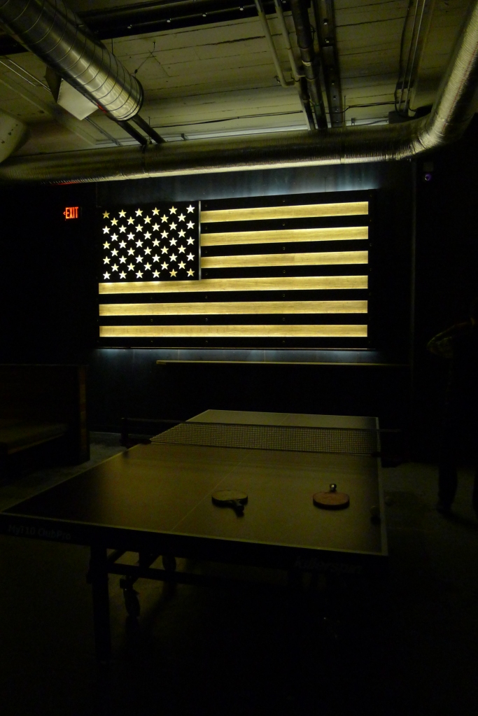 Patriotic ping-pong at Tilt 