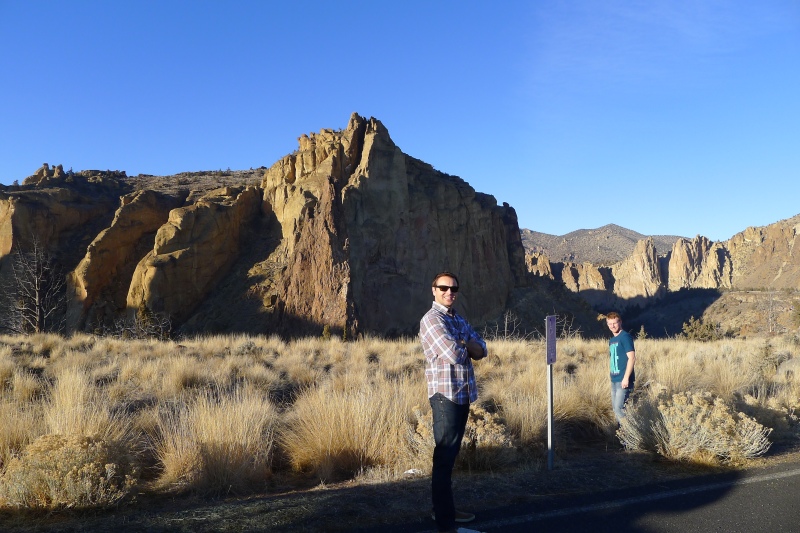 Jeff and Dave admiring Smith Rock