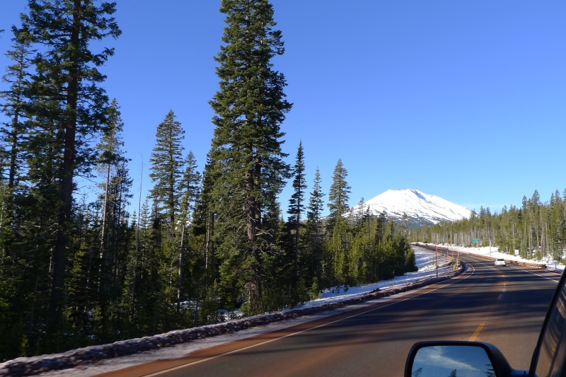 The ride up to Mt. Bachelor